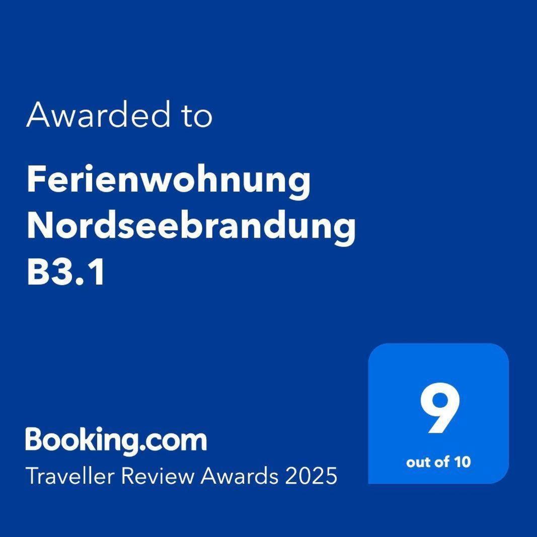 Strandhaus Nordseebrandung B3.1 Apartment *